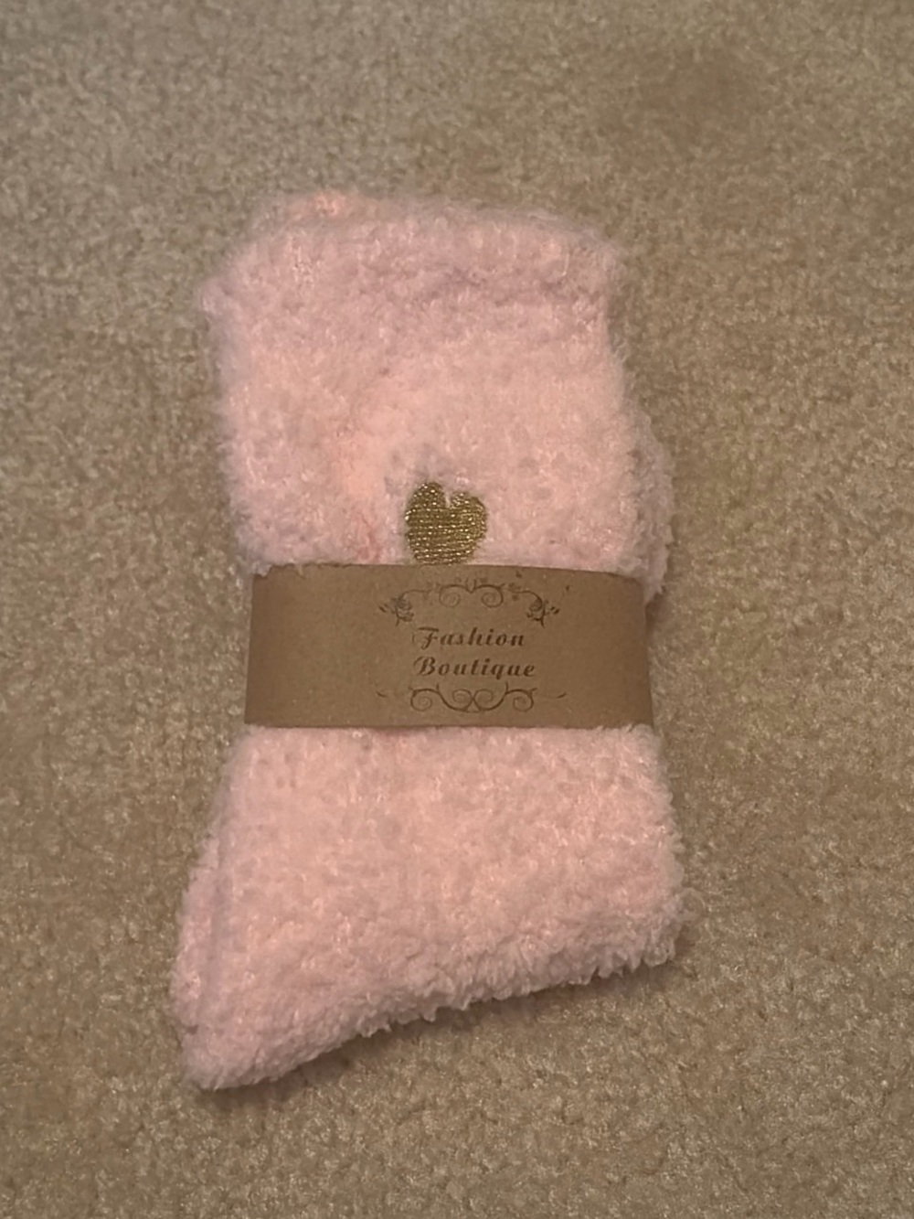 Kids Soft Pink Cozy Socks